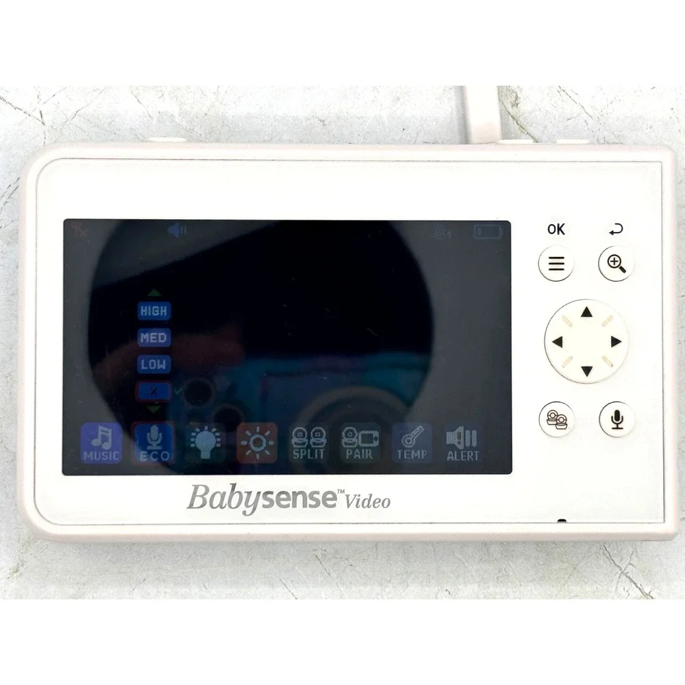 Babysense V43 Video Baby‎ Monitor with 2 Cameras Non Wifi Split Screen & Night